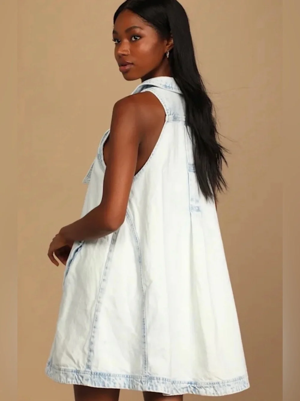 Free People Katie Denim Dress